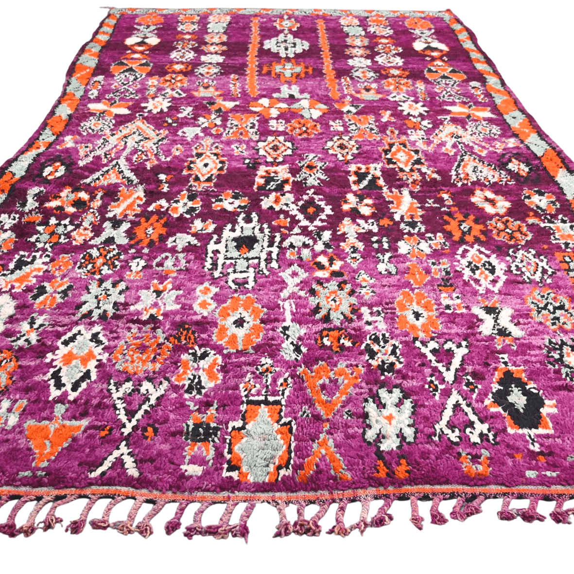 Antiquity Moroccan Vintage Bohemian Wool Rug 6.4 x 14 ft - Ettilux Home