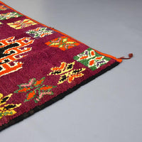 Thumbnail for Vintage Moroccan Abstract	Rug 5.2 x 8.7 ft / 160 x 267 cm - Ettilux Home