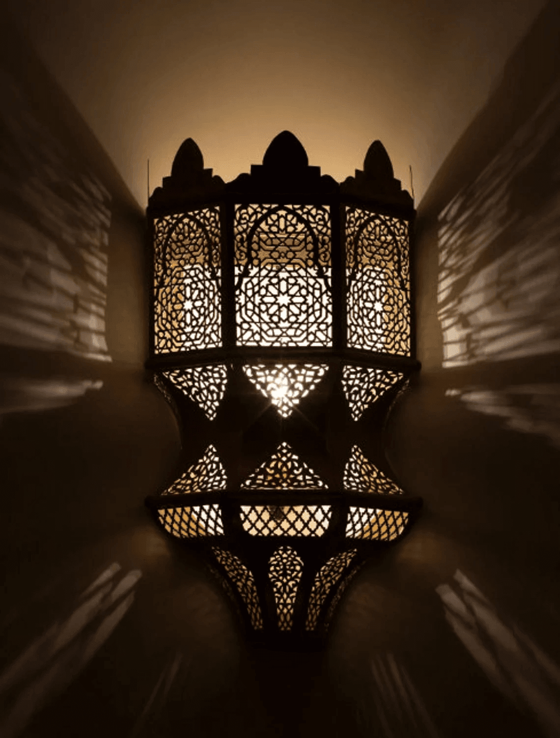 wall sconce, traditional sconce, moroccan lamp, moroccan sconce, sconce lamp, wall lamp, brass sconce, moroccan mosaic lighting - Ettilux Home