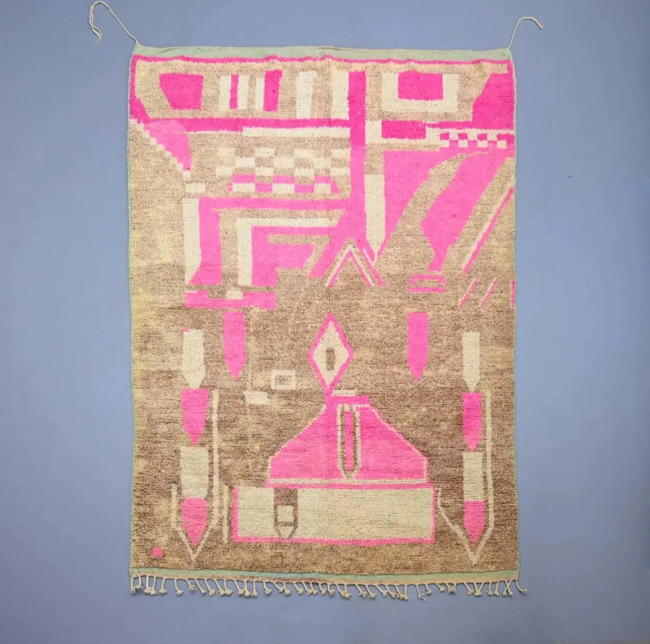 Vintage Moroccan Rug 6.1 x 9.1 feet / 186 x 280 cm Ettilux Home