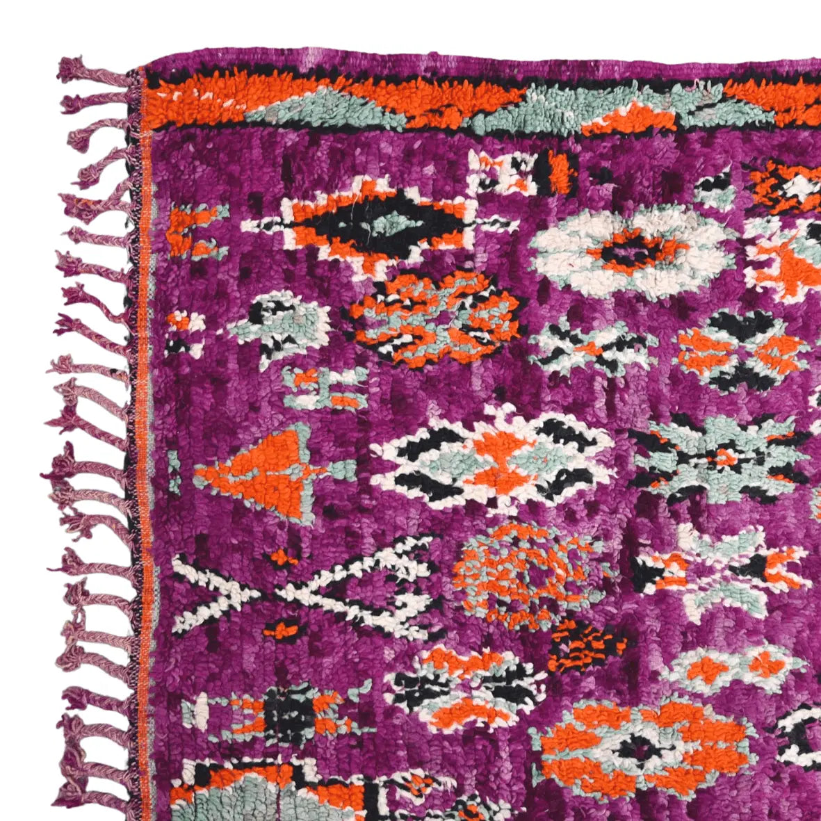 Antiquity Moroccan Vintage Bohemian Wool Rug 6.4 x 14 ft - Ettilux Home