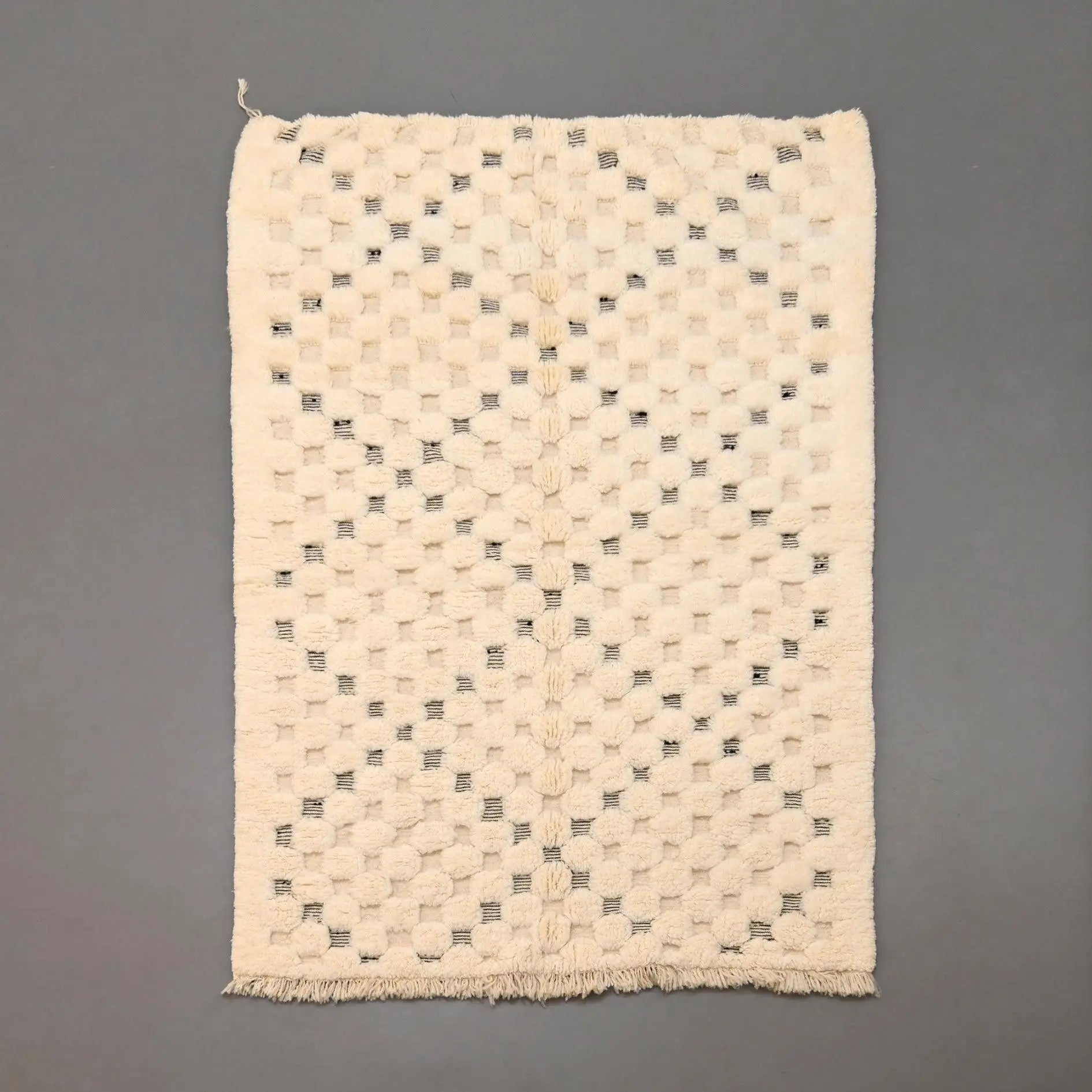Authentic Beni Ourain Rug 5.2 x 8.1 feet / 160 x 247 cm - Ettilux Home