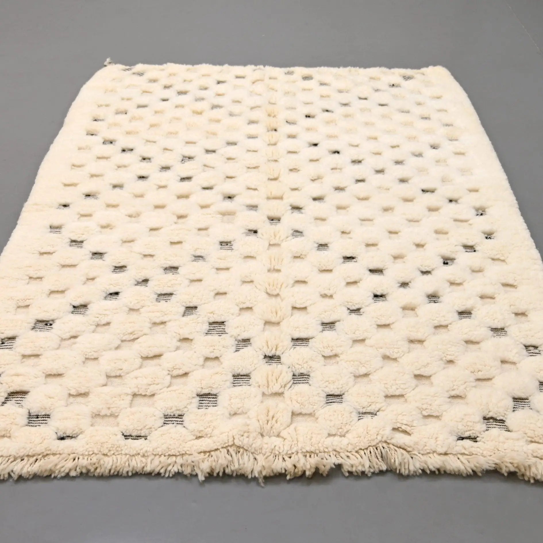 Authentic Beni Ourain Rug 5.2 x 8.1 feet / 160 x 247 cm - Ettilux Home
