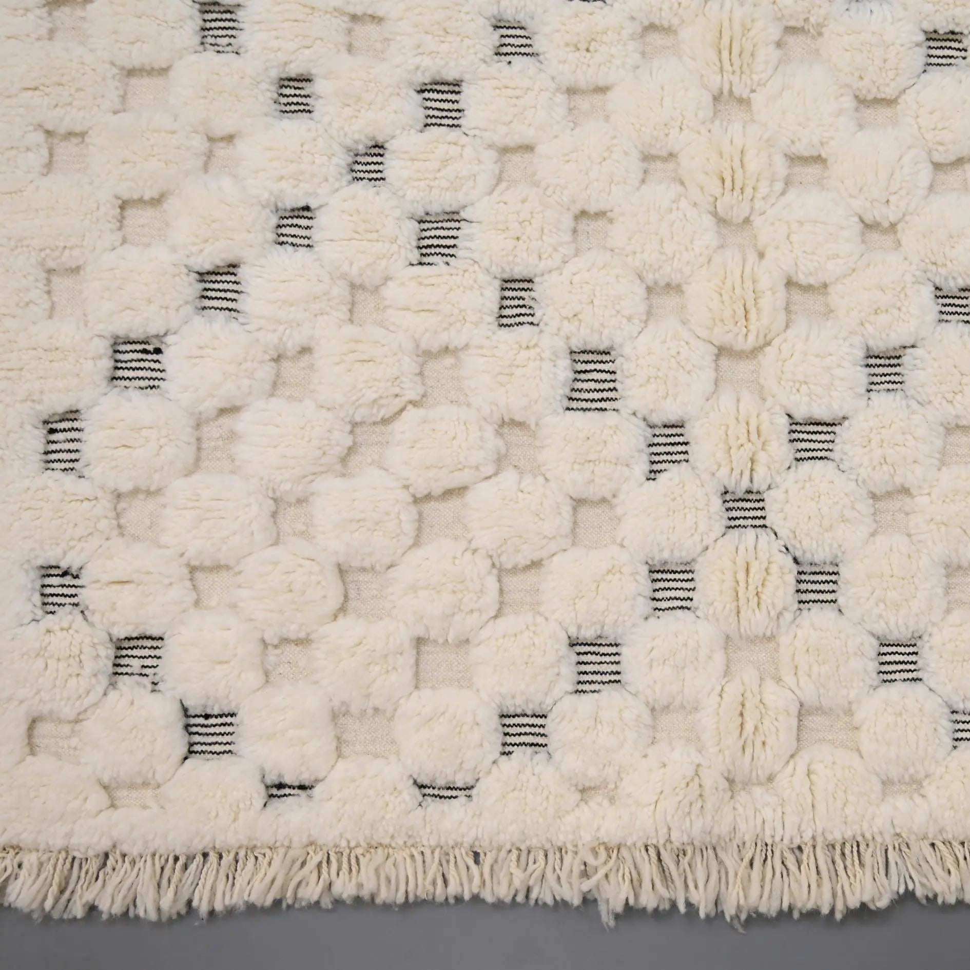 Authentic Beni Ourain Rug 5.2 x 8.1 feet / 160 x 247 cm - Ettilux Home