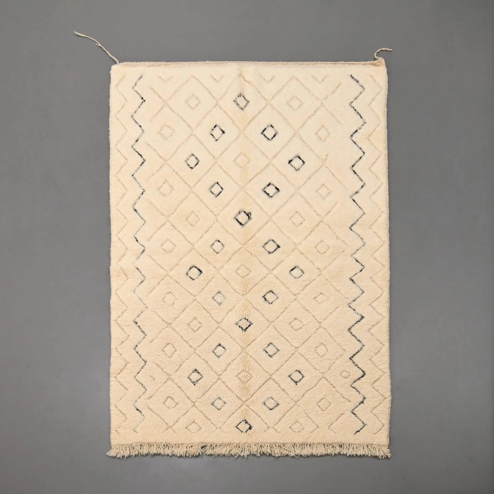 Authentic Beni Ourain Rug 5 x 8 feet / 153 x 246 cm - Ettilux Home