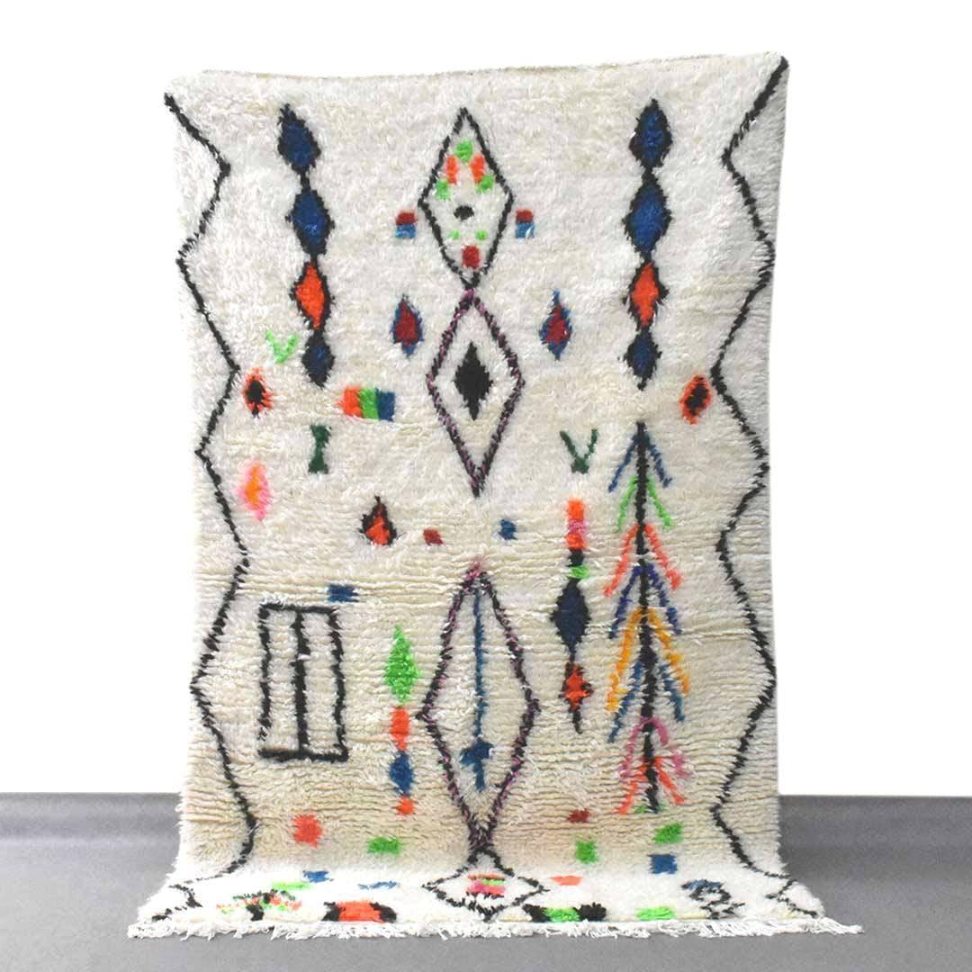 Azilal Moroccan Rug (4.3 x 7.7 feet) / (132 x 236 cm) - Ettilux Home