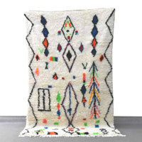 Thumbnail for Azilal Moroccan Rug (4.3 x 7.7 feet) / (132 x 236 cm) - Ettilux Home