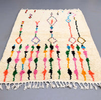 Thumbnail for Azilal Moroccan Rug (4.6 x 8 feet) / (140 x 246 cm) - Ettilux Home