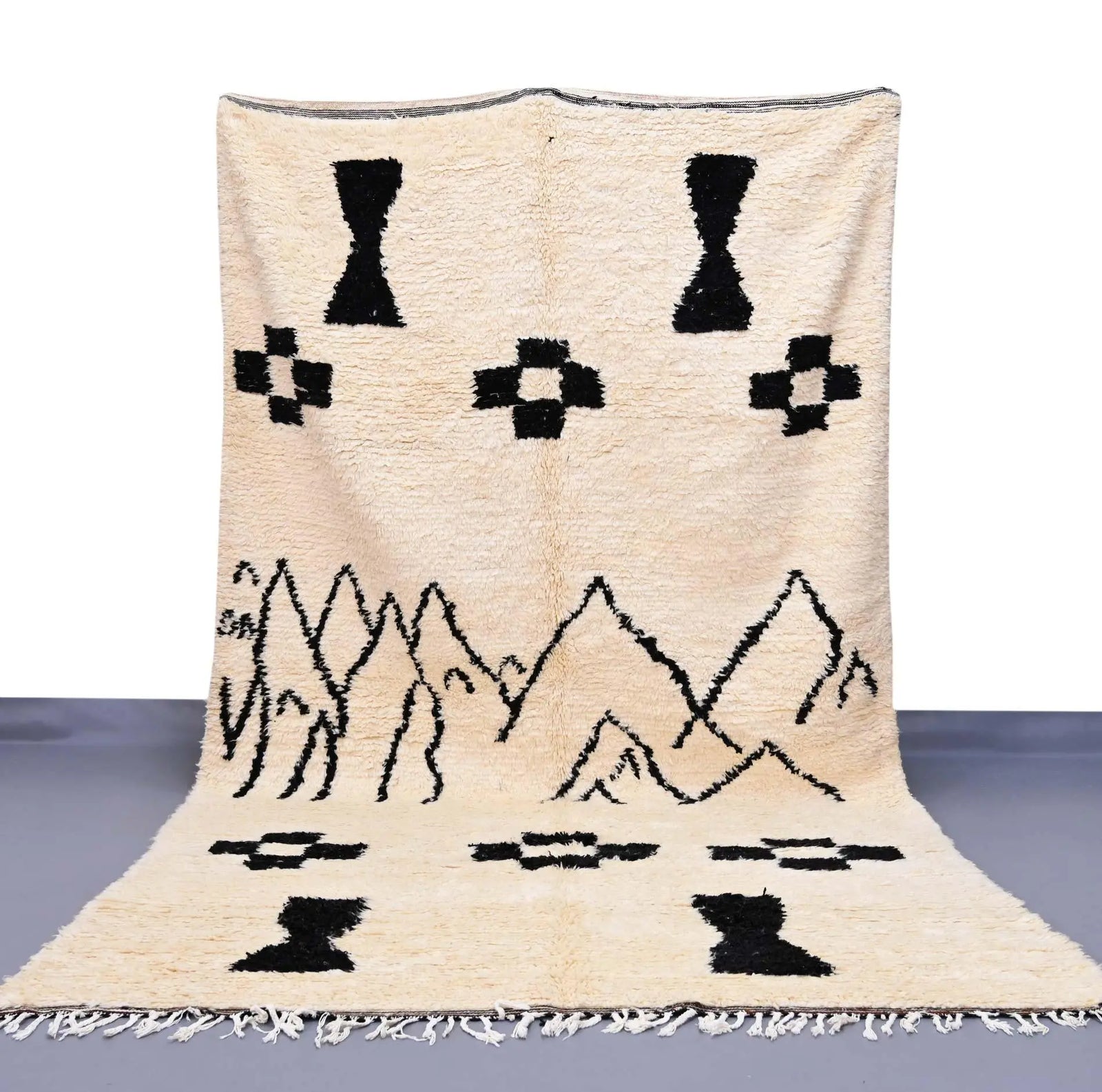 Azilal Ridge Rug 6.2 x 10.5 ft / 190 x 320 cm - Ettilux Home