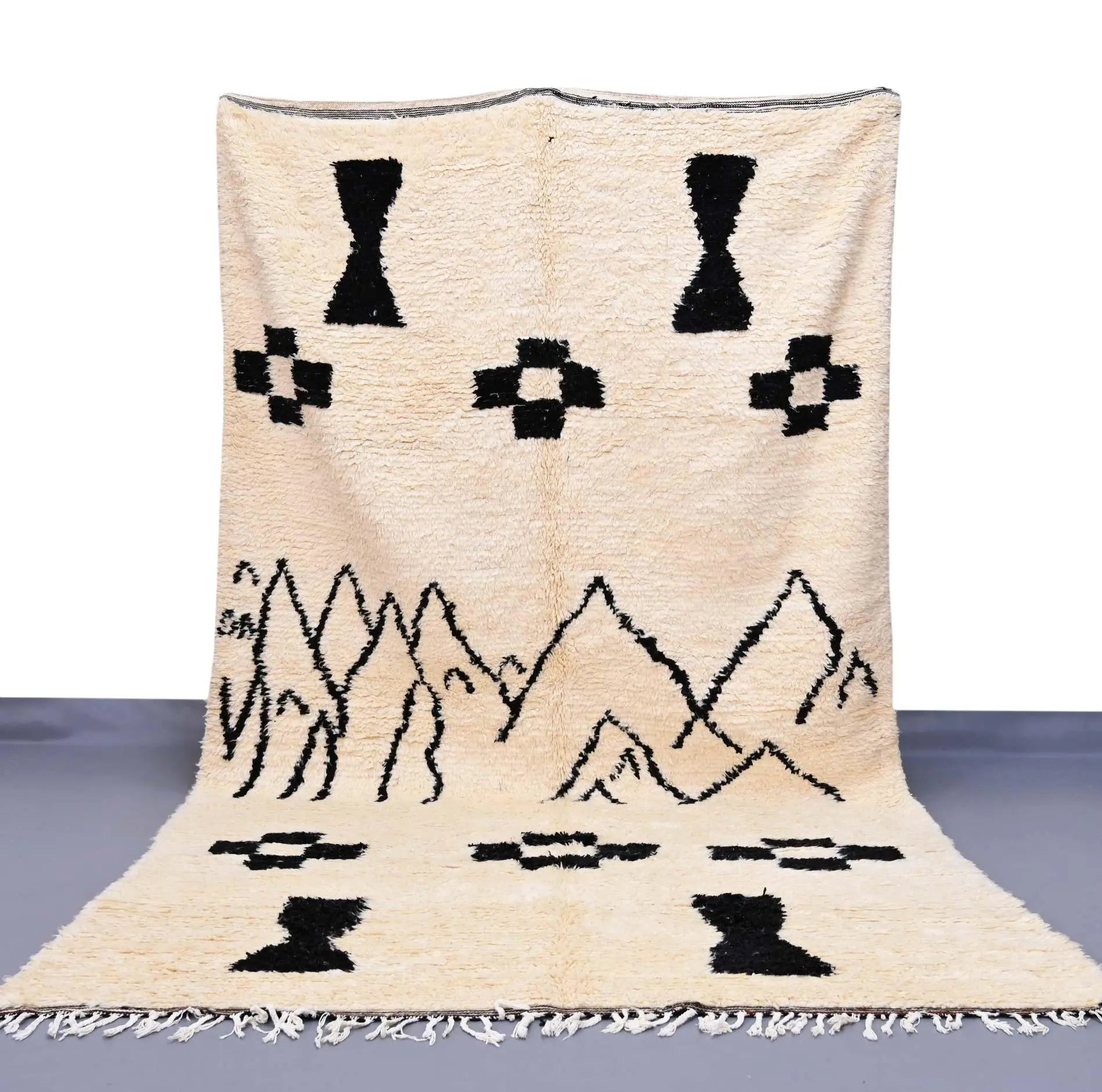 Azilal Ridge Rug 6.2 x 10.5 ft / 190 x 320 cm - Ettilux Home