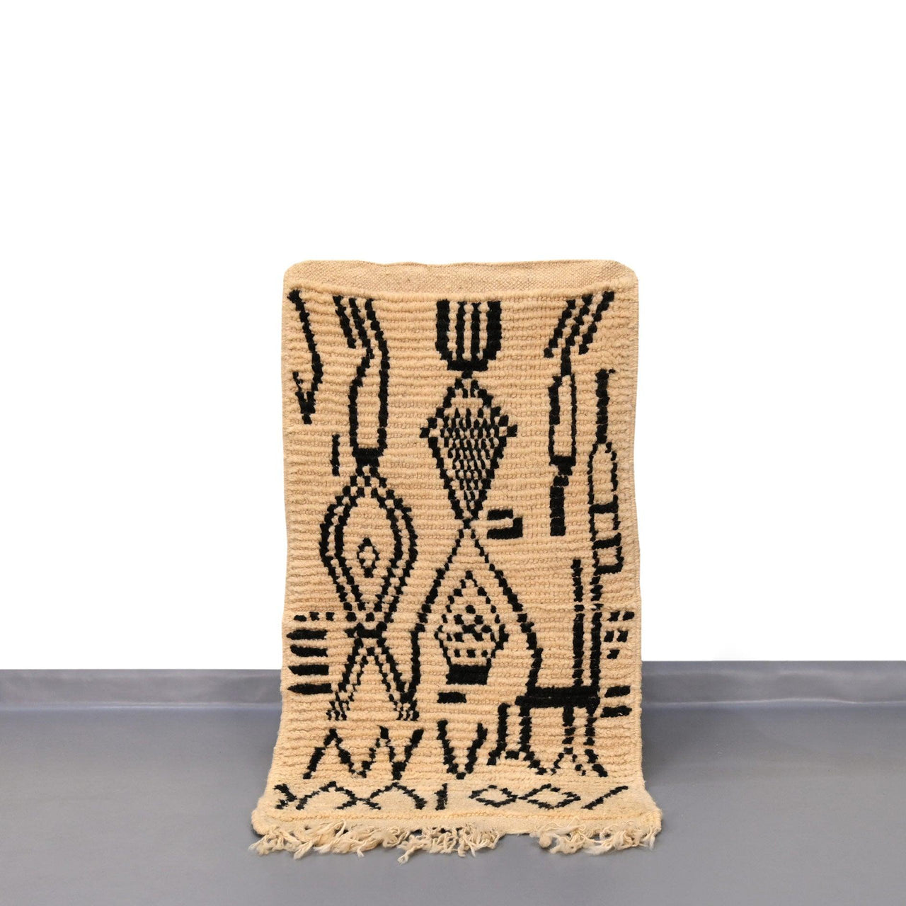 Berber Design Moroccan Wool Rug 2 x 3.6 Feet / 62 x 110 cm - Ettilux Home