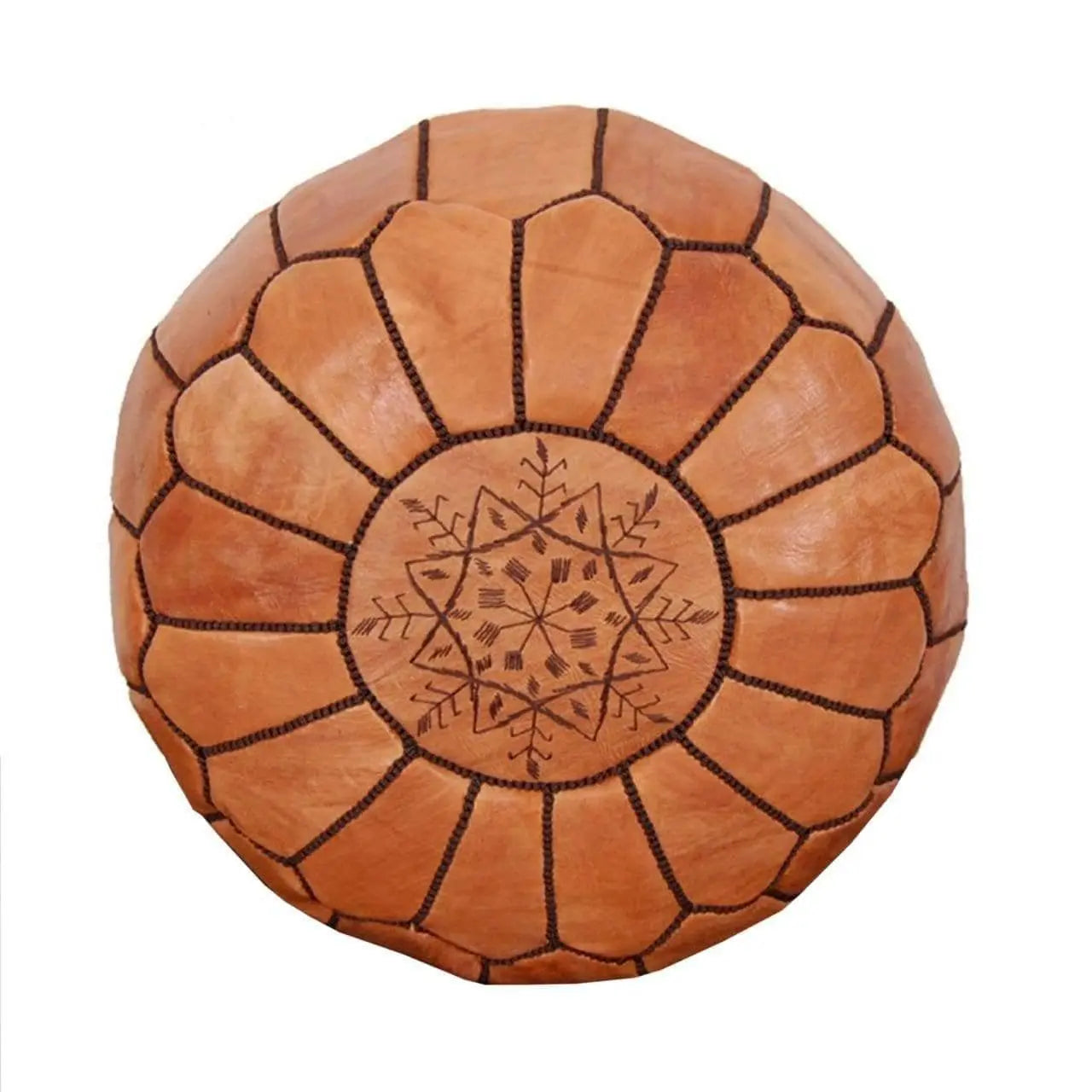 Brown Pouf - Ettilux Home