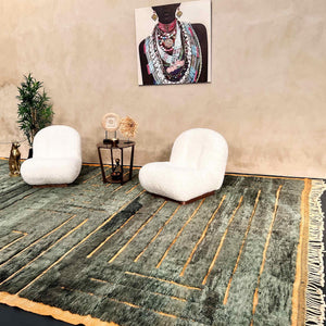 Calliope Beni Mrirt Moroccan Rug 11.4 X 15.7 ft / 350 X 480 cm - Ettilux Home