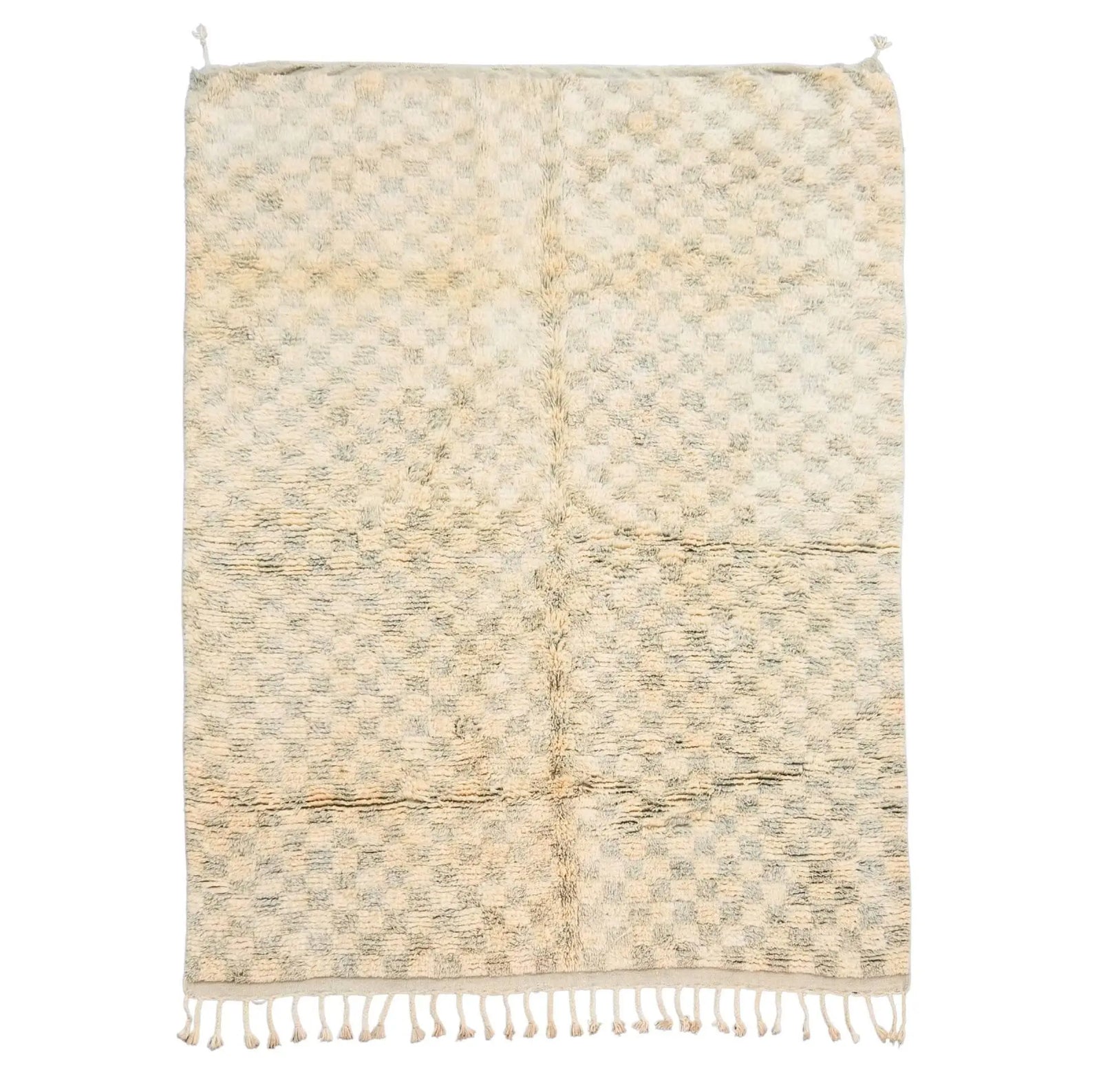 Checkered Moroccan Rug 7.8 x 10 feet / 240 x 305 cm - Ettilux Home