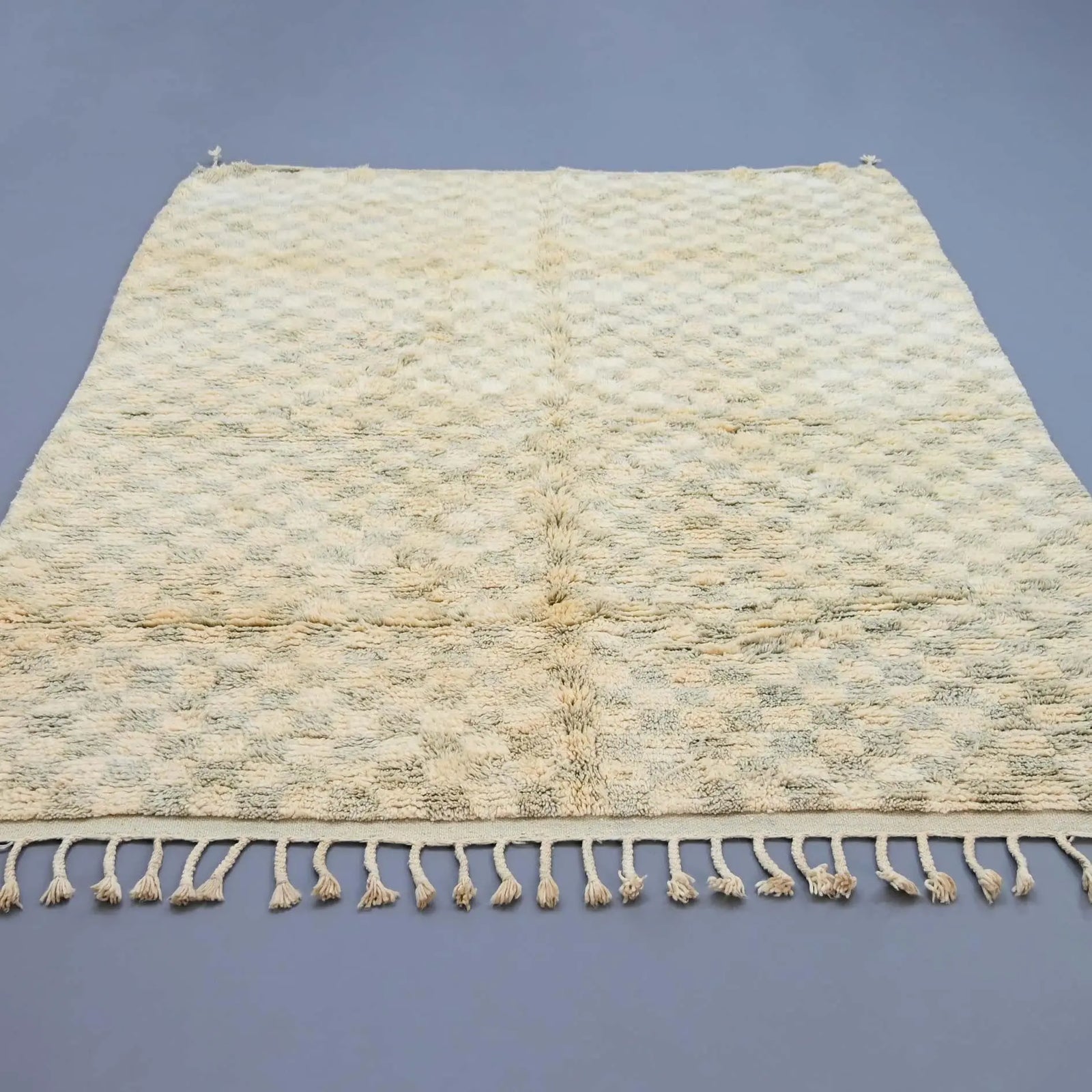 Checkered Moroccan Rug 7.8 x 10 feet / 240 x 305 cm - Ettilux Home