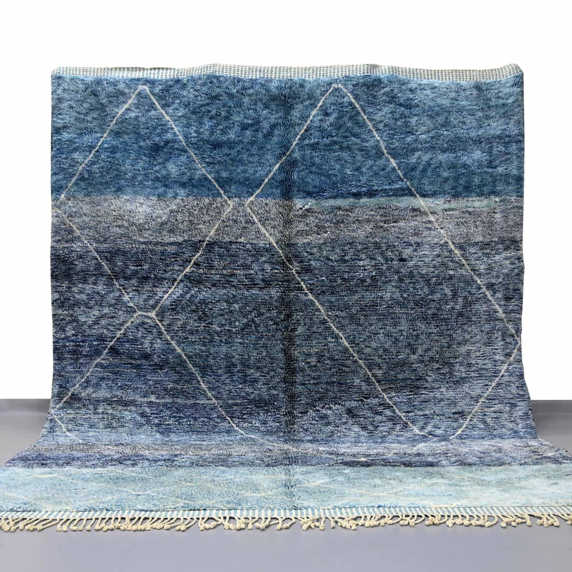 Cobalt Beni Mrirt Rug 8.2 X 10 ft / 252 X 305 cm - Ettilux Home