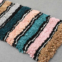 Thumbnail for Colorful And Warm Moroccan Boucherouite Rug(2.4 x 8.7 feet) - Ettilux Home