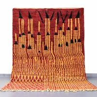 Moroccan Vintage Rug 6.4 x 9.4 feet / 196 x 289 cm - Ettilux Home