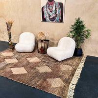 Thumbnail for Dalia Luxury Beni Mrirt Moroccan Rug 8.2 X 9.9 ft / 252 X 303 cm - Ettilux Home