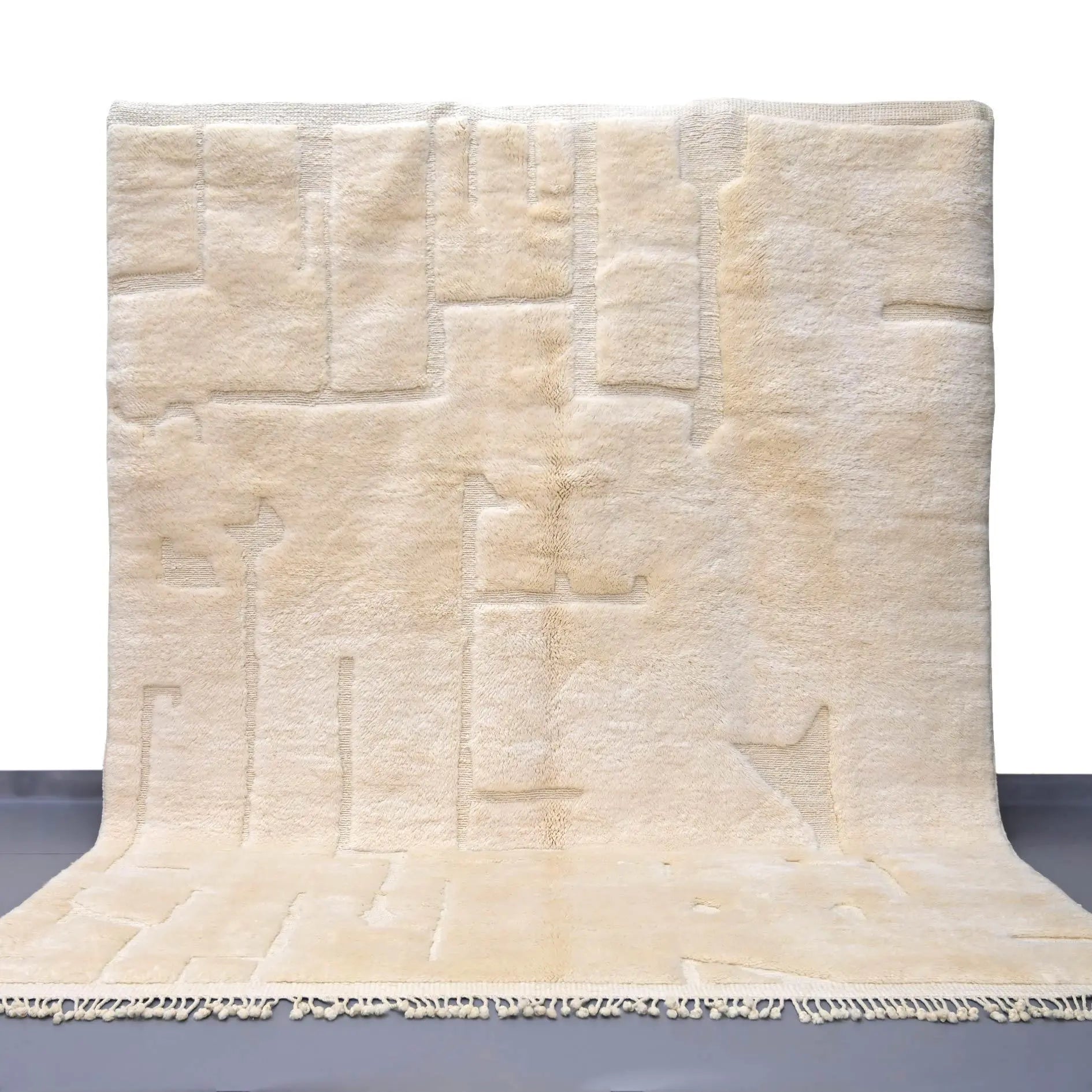 Dalila Beni Mrirt Moroccan Rug 8 X 10 ft / 245 X 304 cm - Ettilux Home