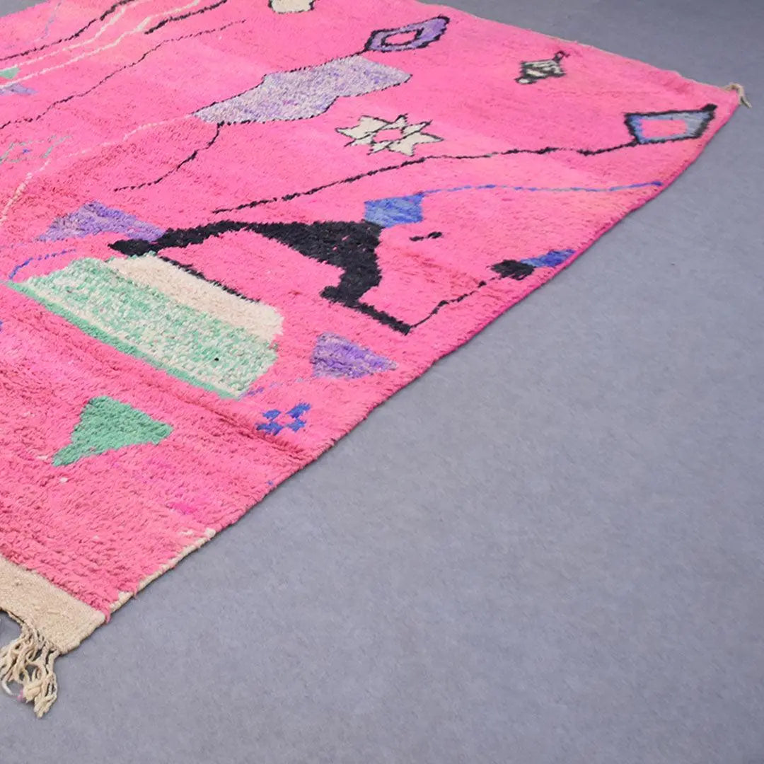Fuchsia Berber Rug, Custom made - Ettilux Home