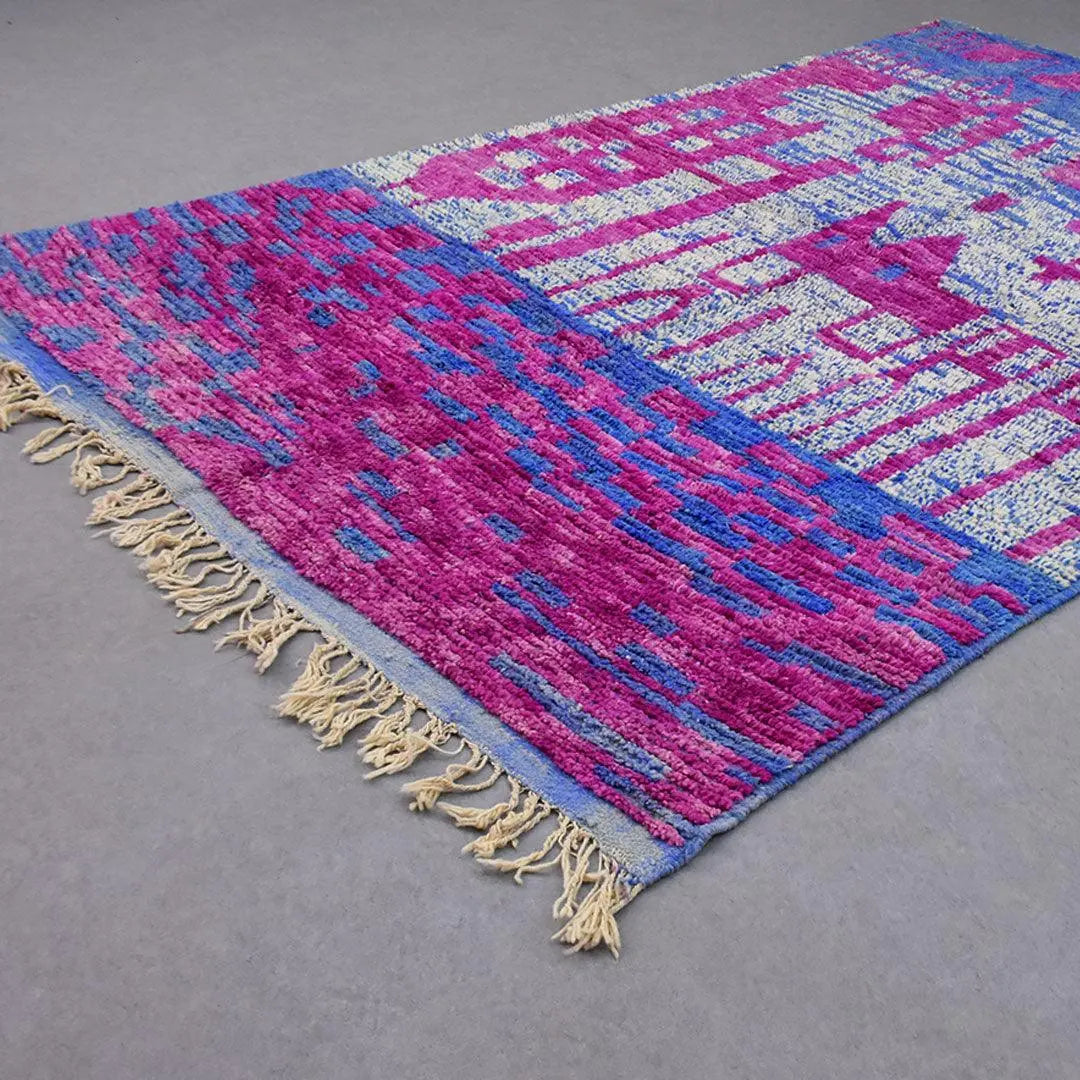 Ettilux handmade Moroccan rug styled in a considered interior