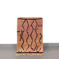 Thumbnail for Handmade Moroccan Bohemian Rug 2 x 3.2 Feet / 64 x 98 cm - Ettilux Home