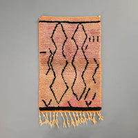 Thumbnail for Handmade Moroccan Bohemian Rug 2 x 3.2 Feet / 64 x 98 cm - Ettilux Home