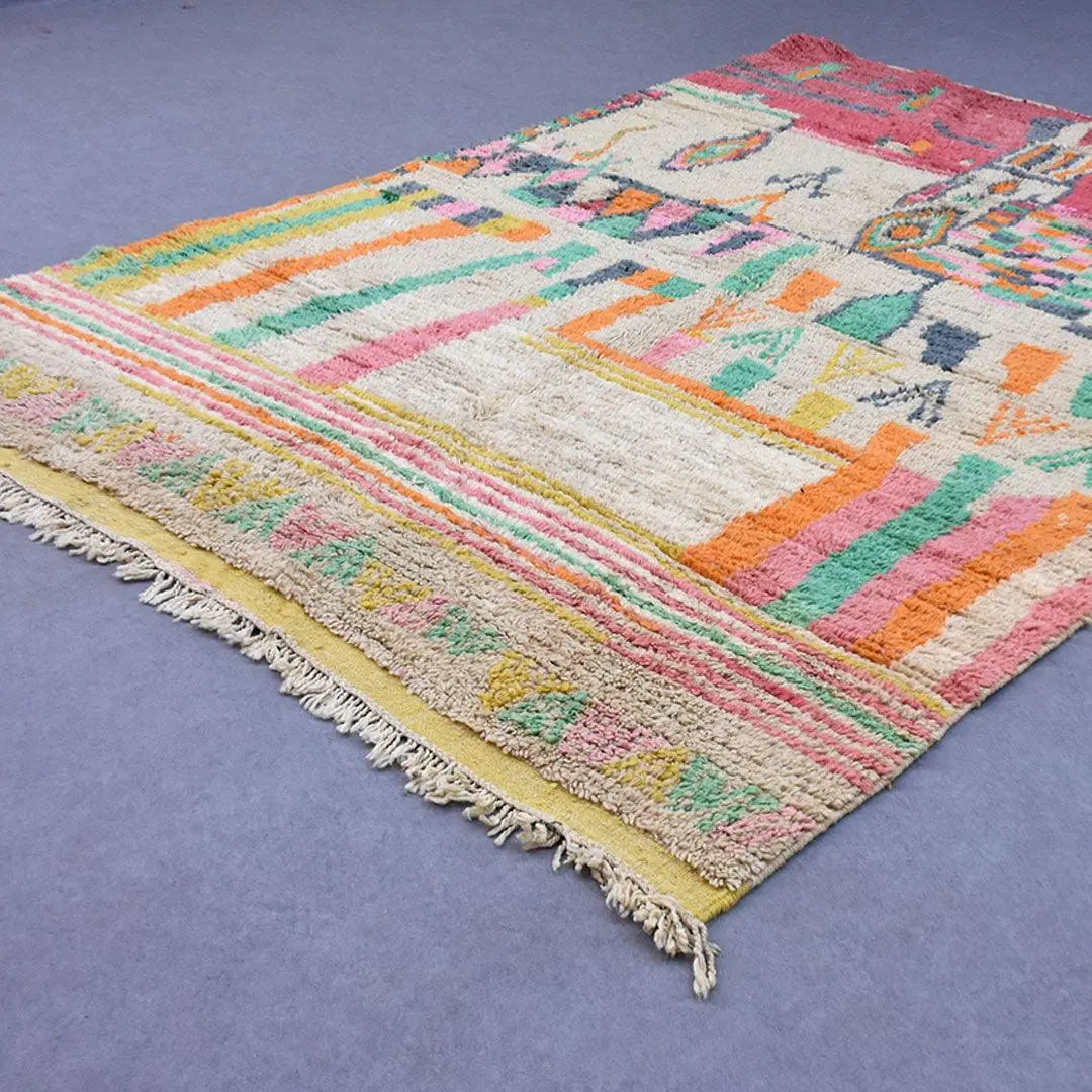 Ettilux handmade Moroccan rug styled in a considered interior
