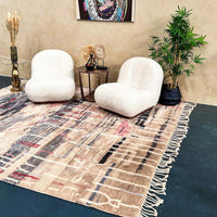 Thumbnail for Luna Luxury Beni Mrirt Moroccan Rug 8.5 X 9.8 ft / 261 X 300 cm - Ettilux Home