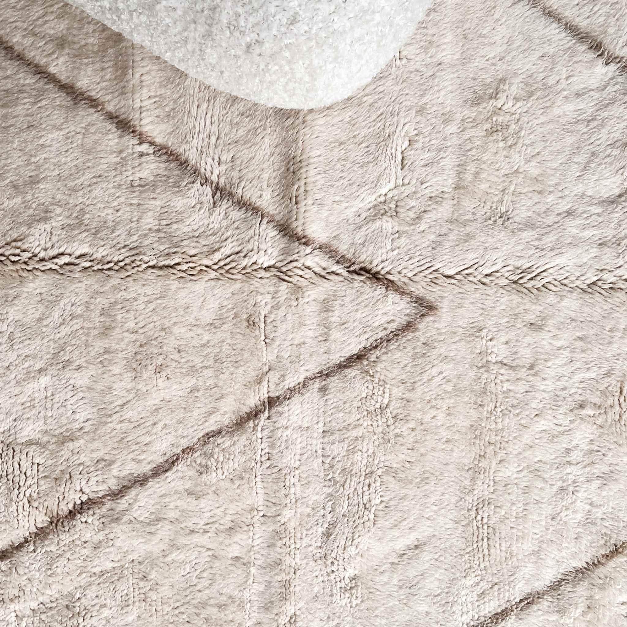 Ettilux handmade Moroccan rug styled in a considered interior