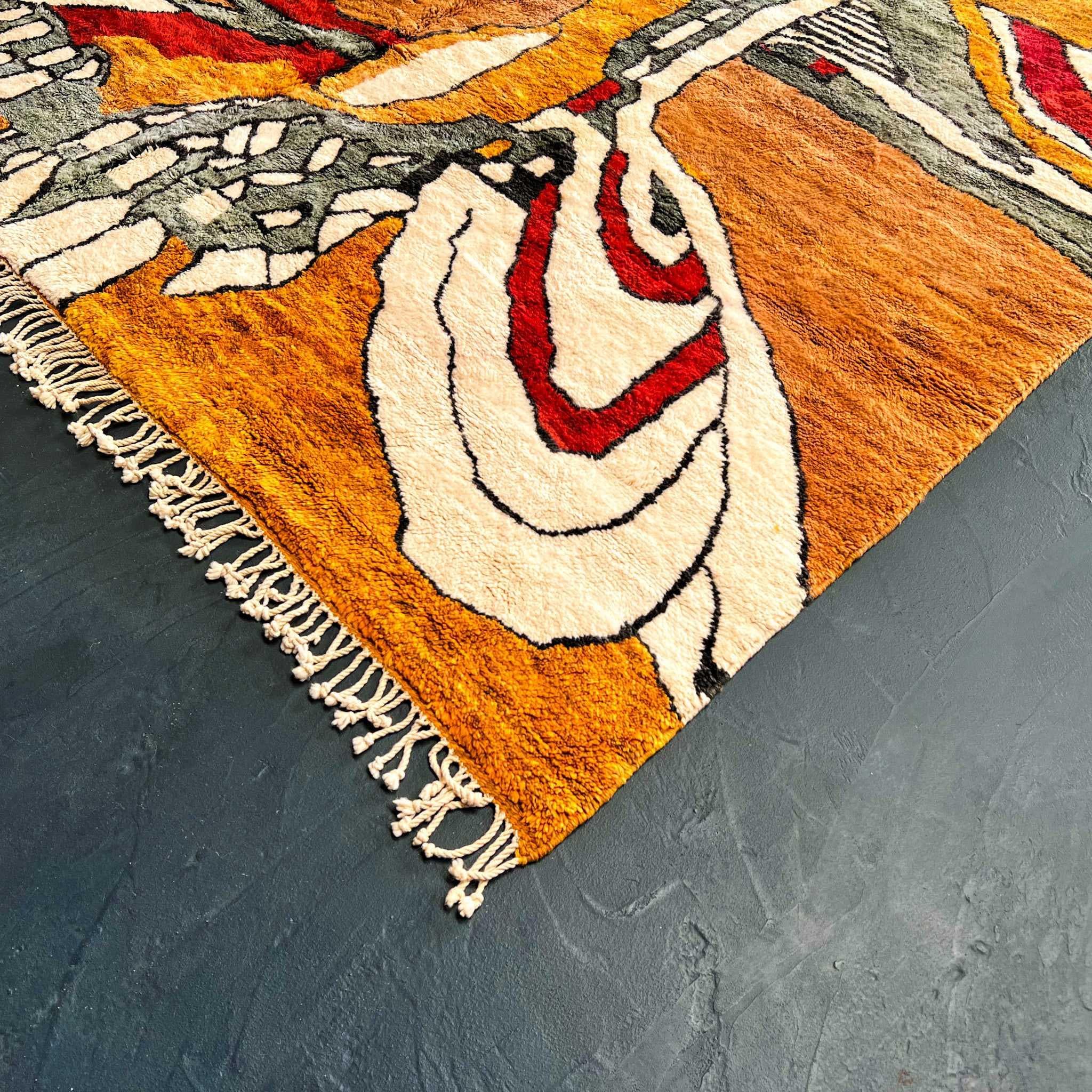 Mireya Beni Mrirt Moroccan Rug 10.8 X 13.7 ft / 330 X 420 cm - Ettilux Home