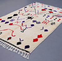 Thumbnail for Moroccan Azilal Rug 4.7 x 8.3 ft / 144 x 254 cm - Ettilux Home
