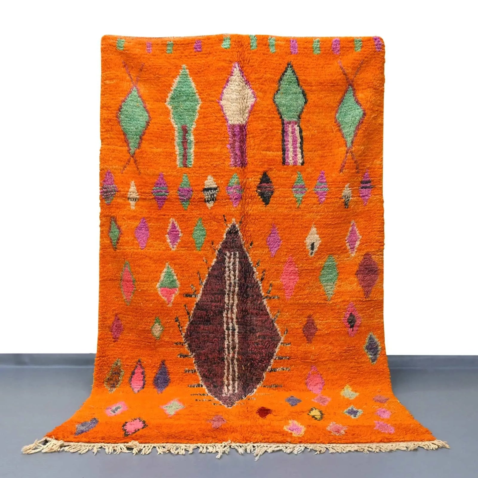 Moroccan Vintage Rug 5.5 x 9.4 feet / 168 x 288 cm - Ettilux Home