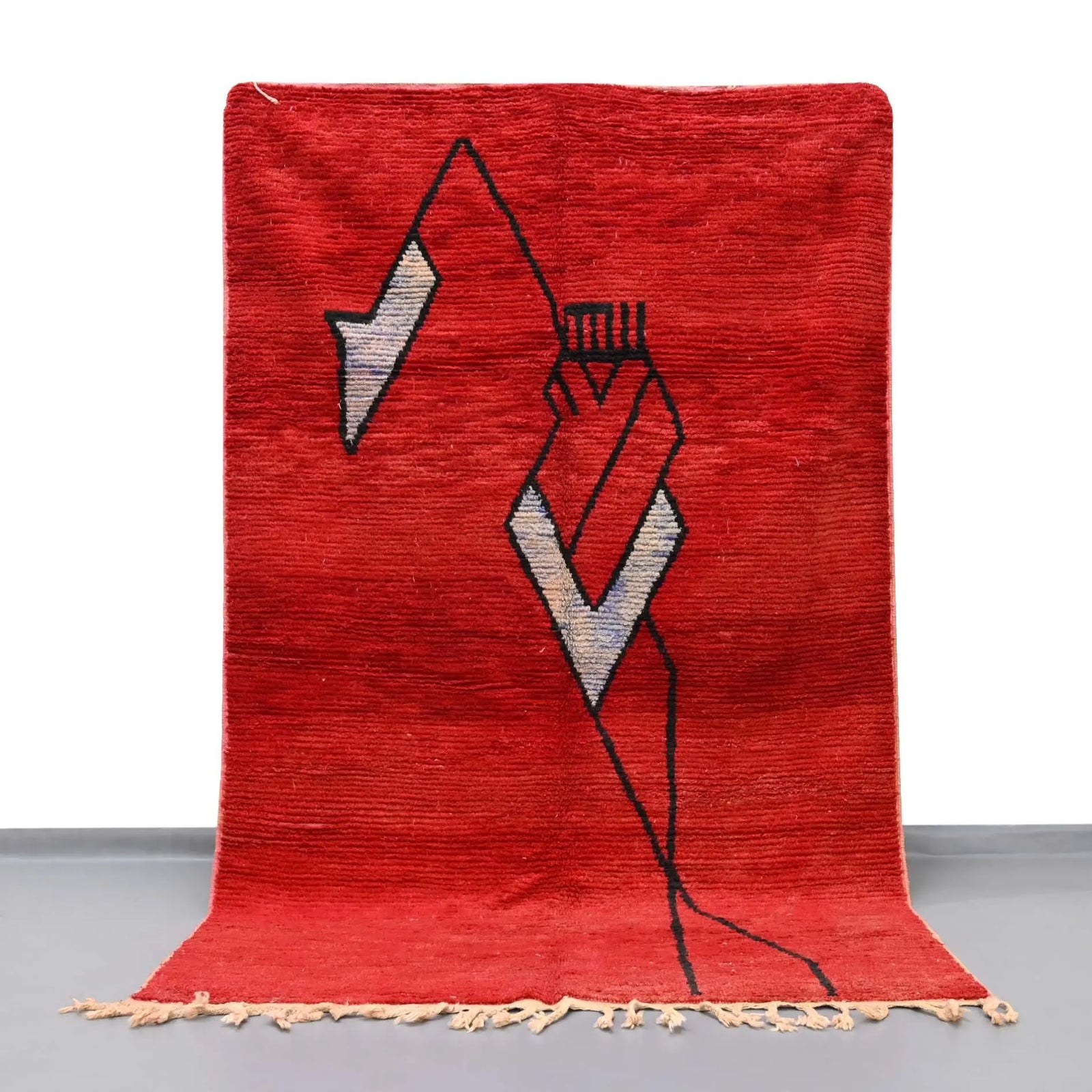 Moroccan Vintage Rug 5.5 x 9 feet / 170 x 276 cm - Ettilux Home
