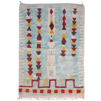 Thumbnail for Moroccan Vintage Rug 6.8 x 10.3 feet - Ettilux Home