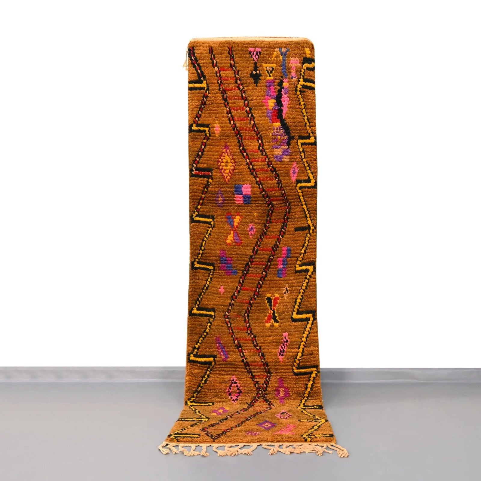 Moroccan Vintage Runner Rug 2.2 x 8.2 feet / 69 x 251 cm - Ettilux Home