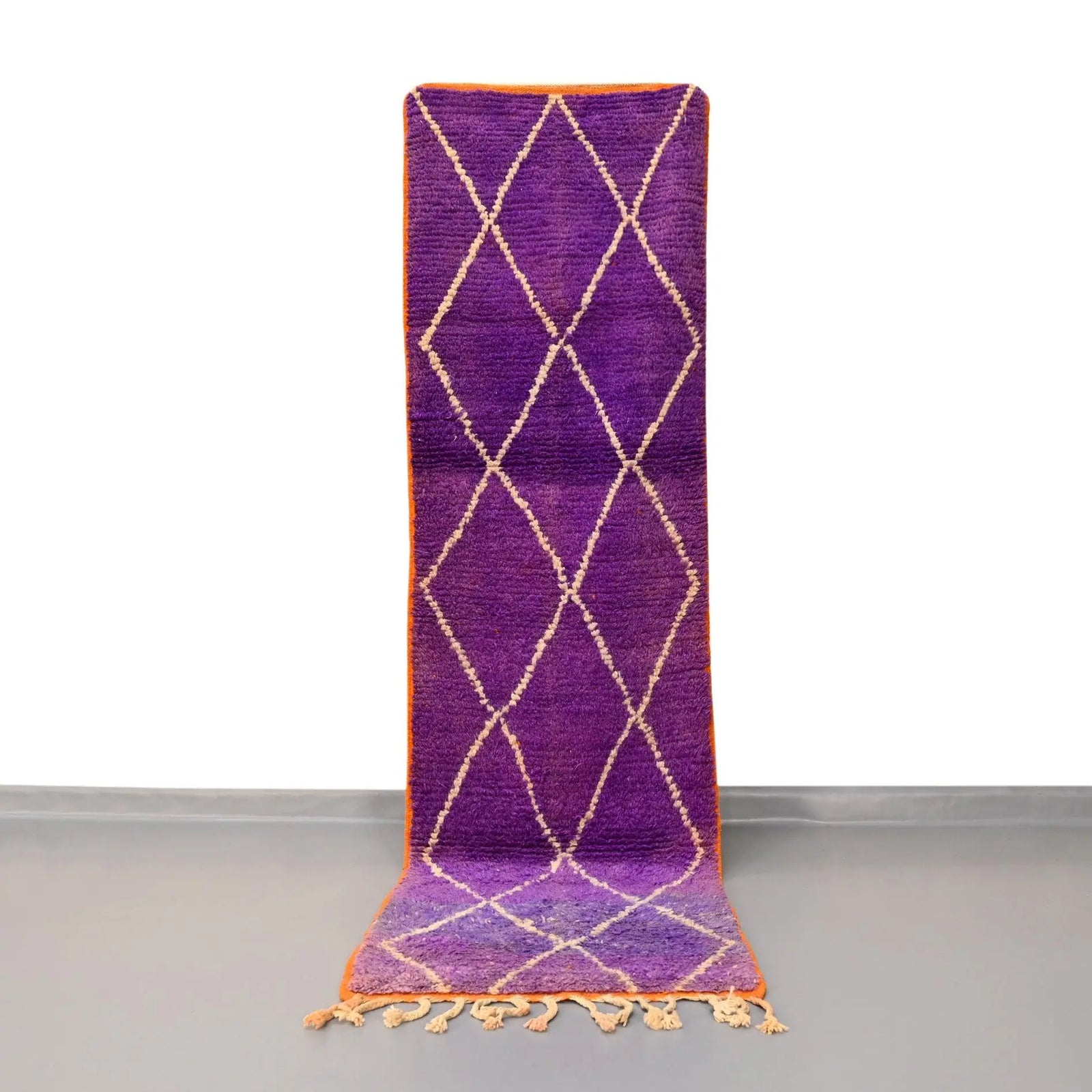 Moroccan Vintage Runner Rug 2.3 x 8.6 feet / 72 x 262 cm - Ettilux Home