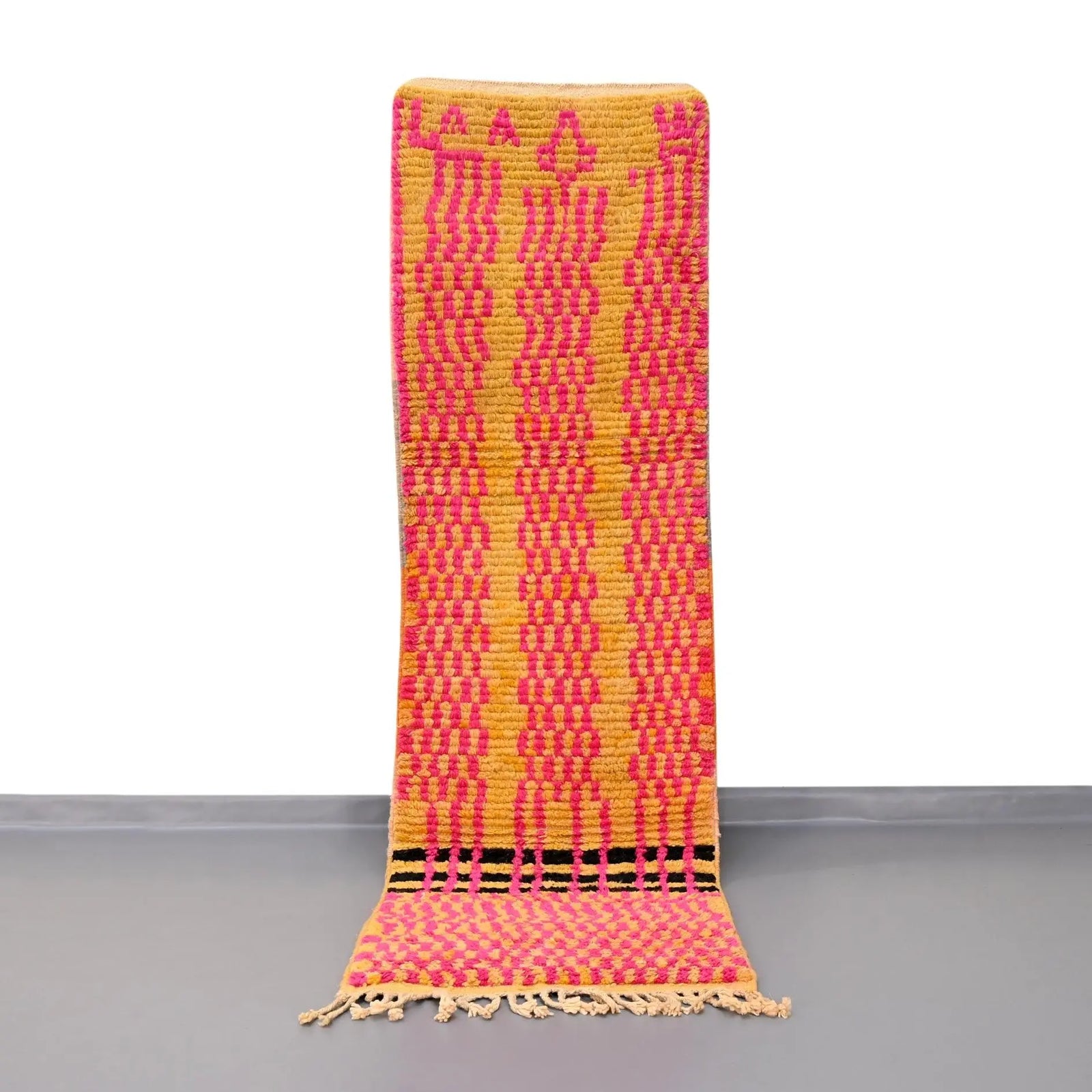 Moroccan Vintage Runner Rug 2.4 x 8 feet / 74 x 245 cm - Ettilux Home
