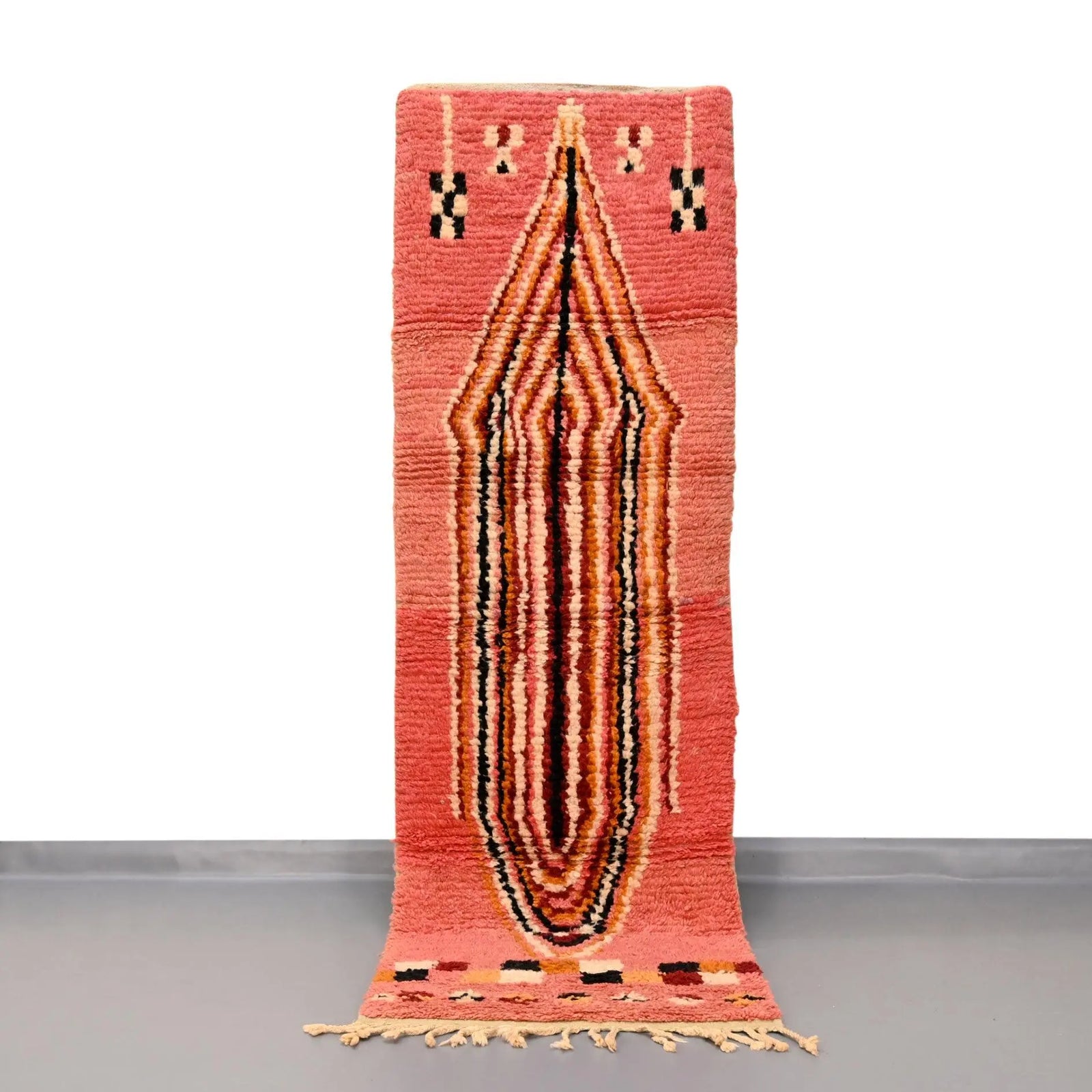 Moroccan Vintage Runner Rug 2.5 x 8.2 feet / 77 x 250 cm - Ettilux Home