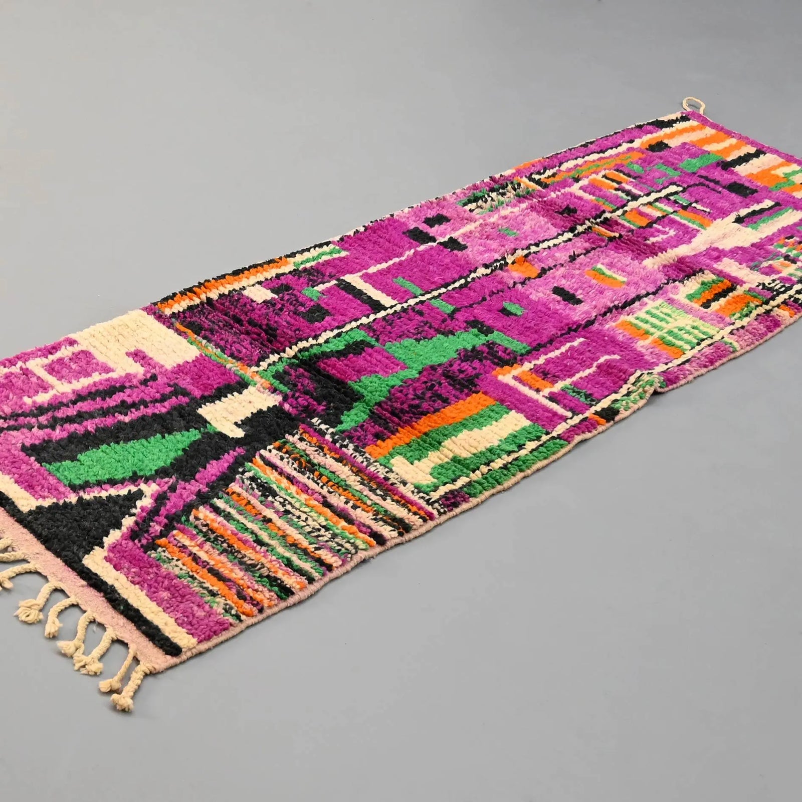 Moroccan Vintage Runner Rug 2.6 x 7.9 feet / 79 x 241 cm - Ettilux Home