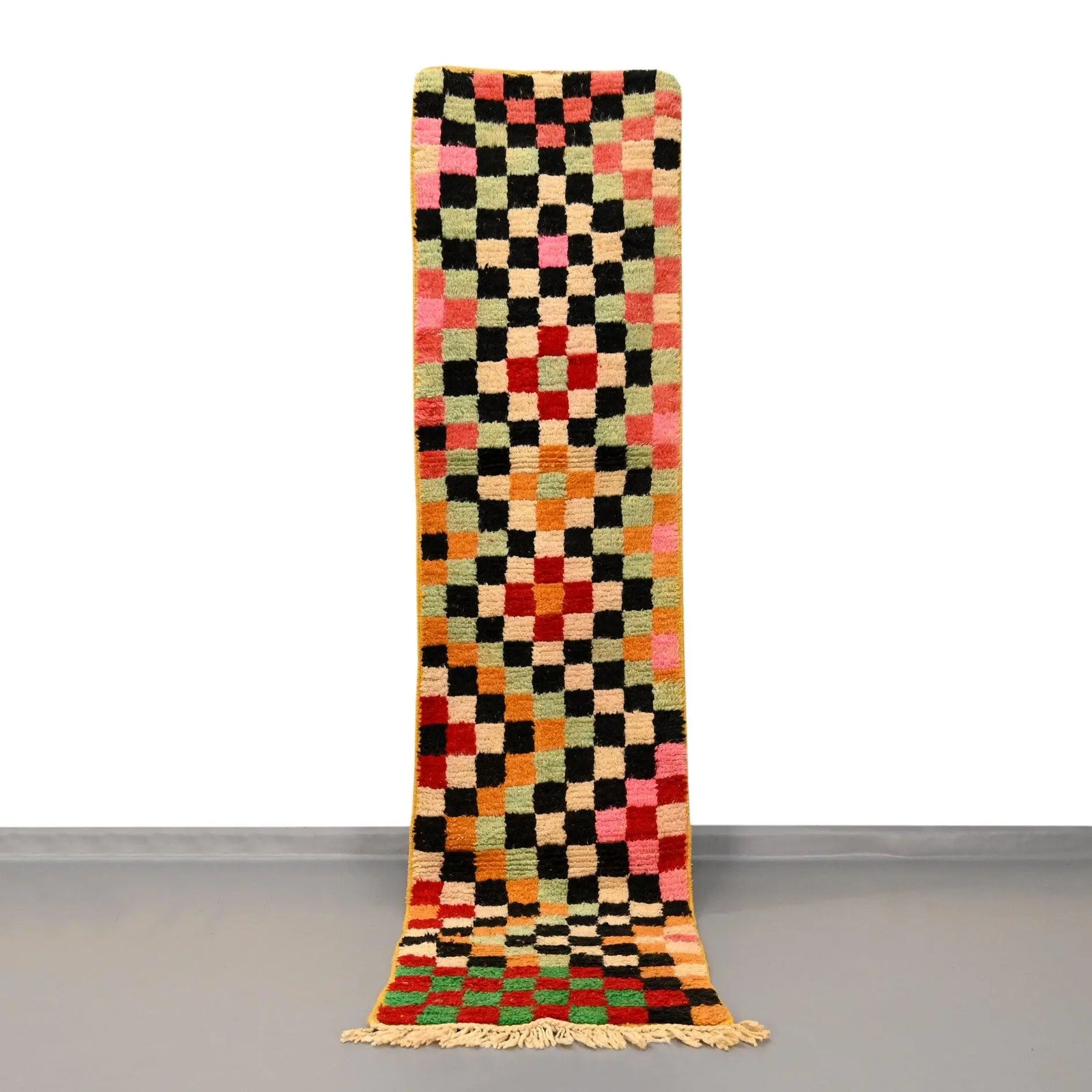 Moroccan Vintage Runner Rug 2 x 9.1 feet / 61 x 278 cm - Ettilux Home