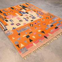 Primordia Vintage Moroccan Rug 7.8 x 10.1 feet / 240 x 310 cm - Ettilux Home