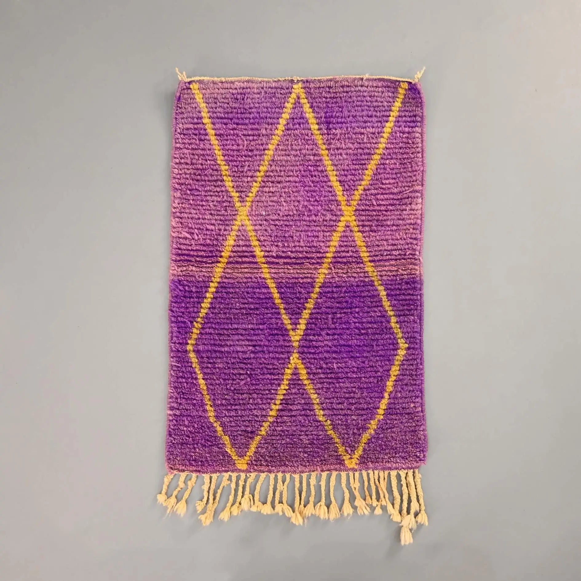 Purple Moroccan Small Rug 2.1 x 3.3 Feet / 66 x 103 cm - Ettilux Home