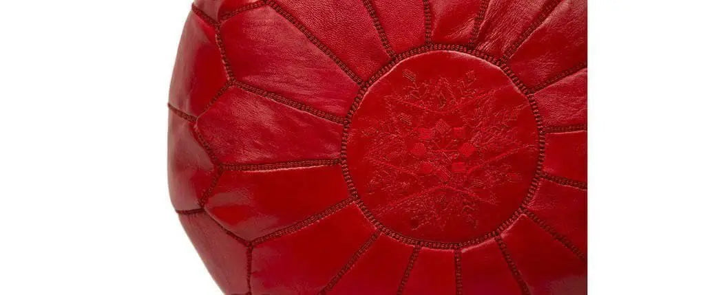 Red Pouf - Ettilux Home