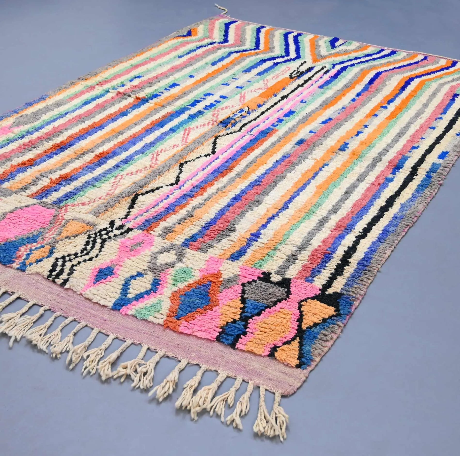 Ettilux handmade Moroccan rug styled in a considered interior