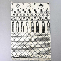 Thumbnail for Tribal Beni Ourain Rug (7.7 x 5.5 feet) - Ettilux Home