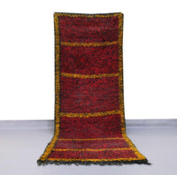 Thumbnail for Vintage Berber Moroccan Runner Rug 2.9 x 9 feet / 90 cm x 277 cm - Ettilux Home