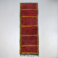 Thumbnail for Vintage Berber Moroccan Runner Rug 2.9 x 9 feet / 90 cm x 277 cm - Ettilux Home