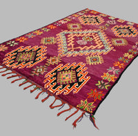 Thumbnail for Vintage Moroccan Abstract	Rug 5.2 x 8.7 ft / 160 x 267 cm - Ettilux Home